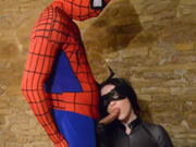 Spiderman ระยํา Busty Catwoman