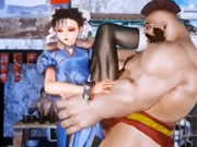 การ์ตูน Street Fighter Chun Li