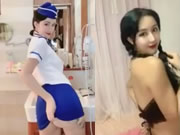 สาวจีนหน้าอกใหญ่แกล้งหยอกล้อ